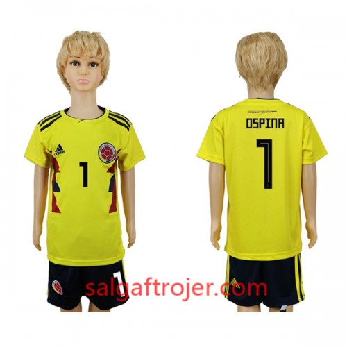 Colombia Fodboldtrøjer Ospina 1 Børn Hjemmebanesæt VM 2018 Colombia Fodboldtrøjer Ospina 1 Børn Hjemmebanesæt VM 2018